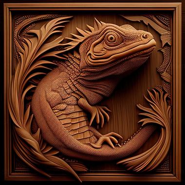 3D model Iguana delicatissima (STL)